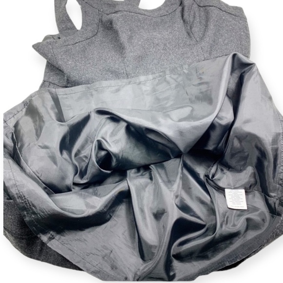 KIMCHI Blue Wool Blend Jumper Dress Pockets Gray 8 - Picture 9 of 9